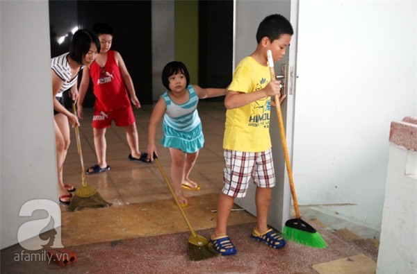 chung cư bục nước