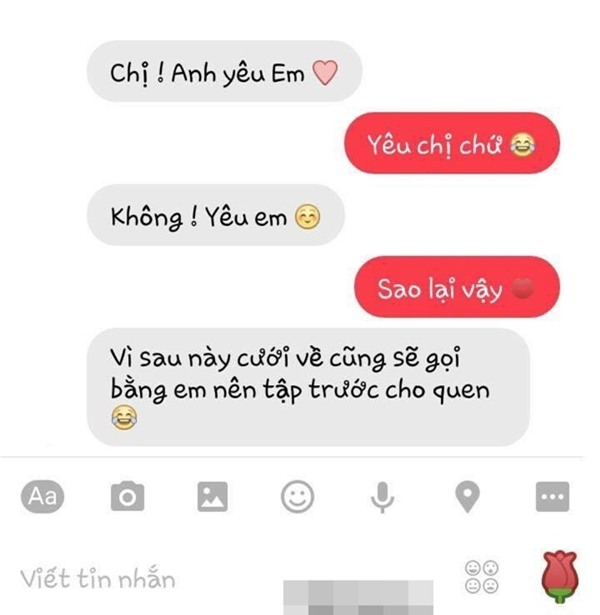Trước đây, những tin nhắn vềchuyện tình yêu chị emcũng đã được dân mạng chia sẻ rất nhiều.(Ảnh: Internet)