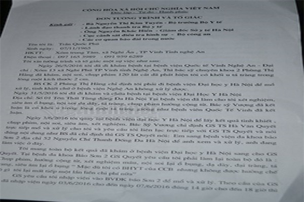 GS Hà Văn Quyết, u trực tràng, mở bụng nhưng không cắt u