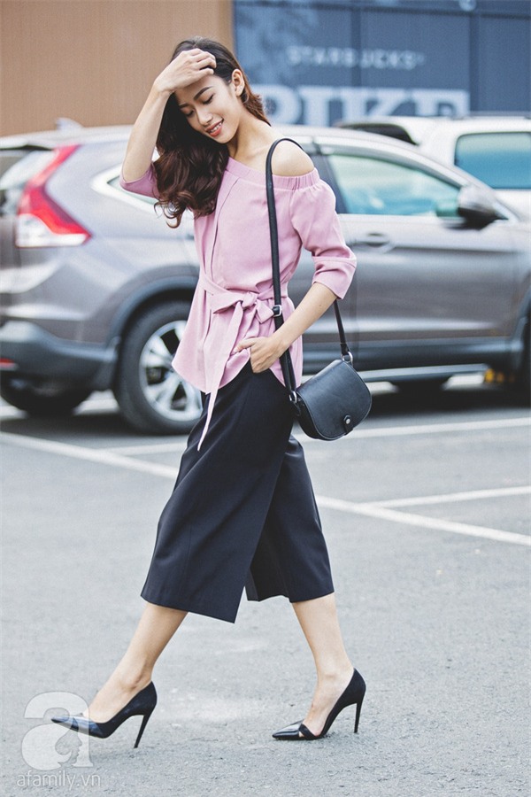 thời trang quần culottes