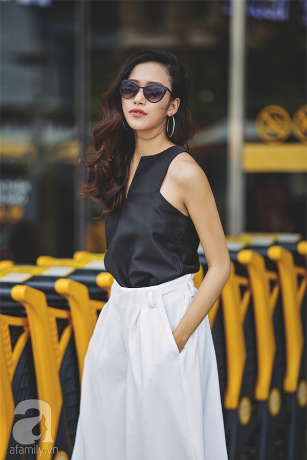 thời trang quần culottes