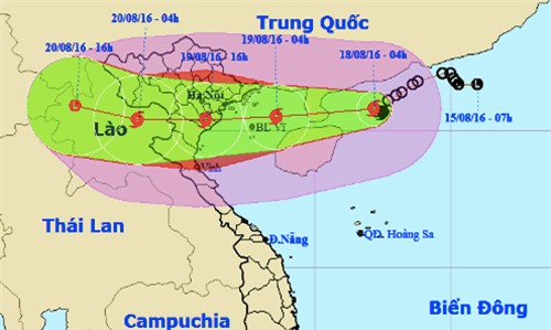 bão số 3, cơn bão số 3, tin bão mới nhất, bão Thần Sét, bão Dianmu
