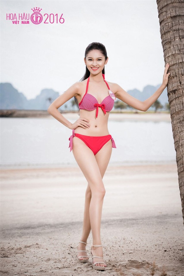 Nóng bỏng ảnh bikini các thí sinh đẹp nhất Hoa hậu VN 2016 - Ảnh 6.