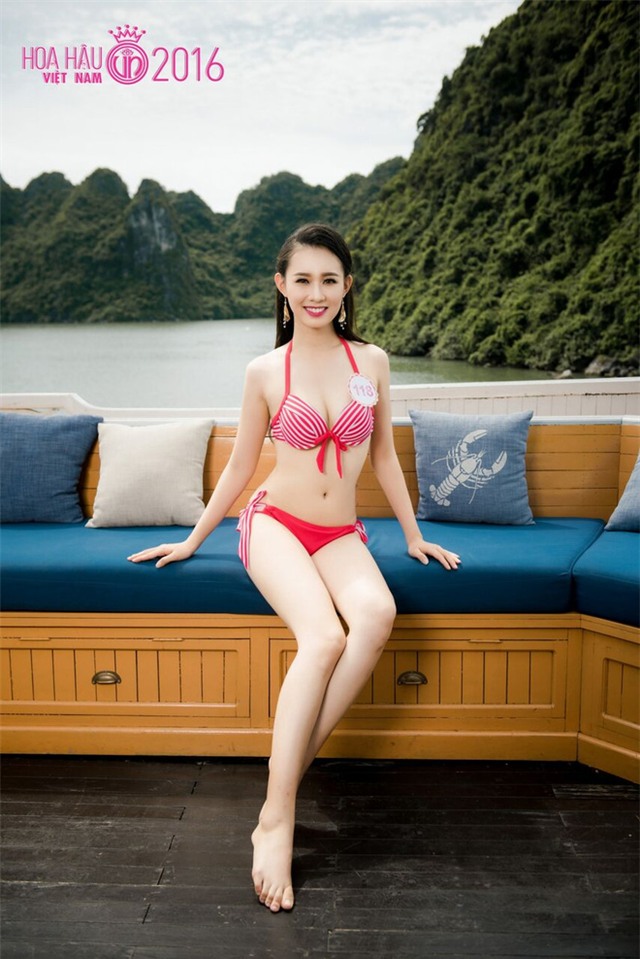 Nóng bỏng ảnh bikini các thí sinh đẹp nhất Hoa hậu VN 2016 - Ảnh 7.