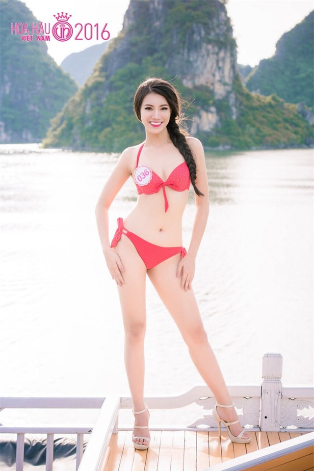 Nóng bỏng ảnh bikini các thí sinh đẹp nhất Hoa hậu VN 2016 - Ảnh 8.
