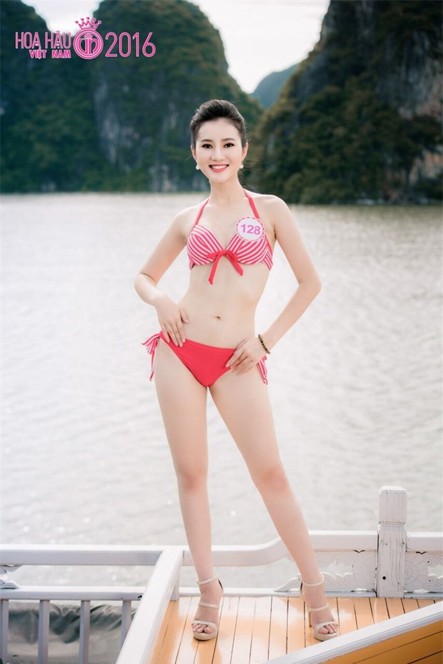 Nóng bỏng ảnh bikini các thí sinh đẹp nhất Hoa hậu VN 2016 - Ảnh 9.