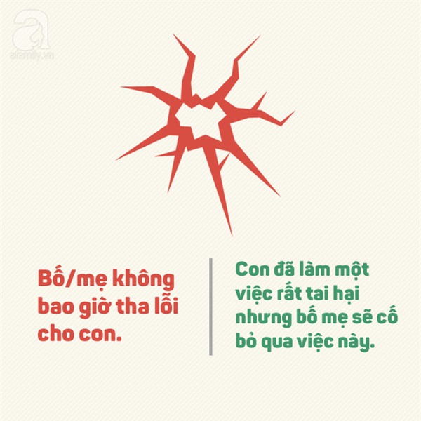 Những cách nói phản tác dụng với con