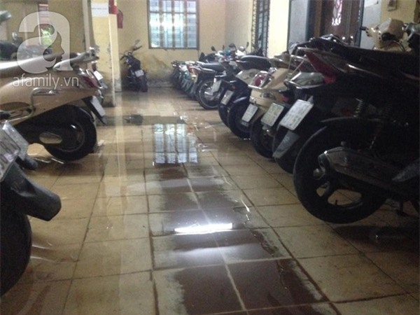 Hà Nội: Dân chung cư cũng khốn khổ với cảnh nhà... ngập nước vì mưa bão