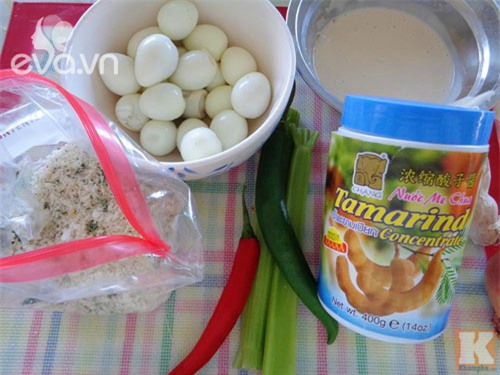 món ngon, món ngon mỗi ngày, trứng cút sốt me, chế biến trứng cút, các món sốt me