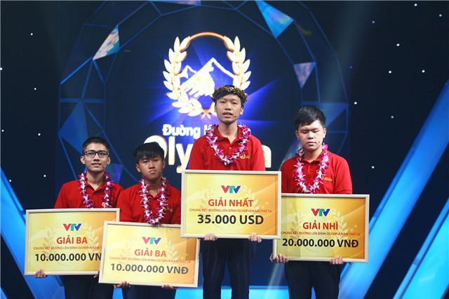 Hồ Đắc Thanh Chương đăng quang, là nhà vô địch Đường lên đỉnh Olympia 2016.