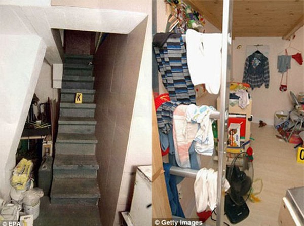 bên trong căn hầm