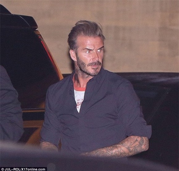 Beckham lộ hình xăm mới  1