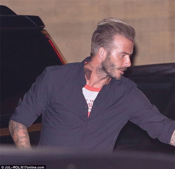 Beckham lộ hình xăm mới  2