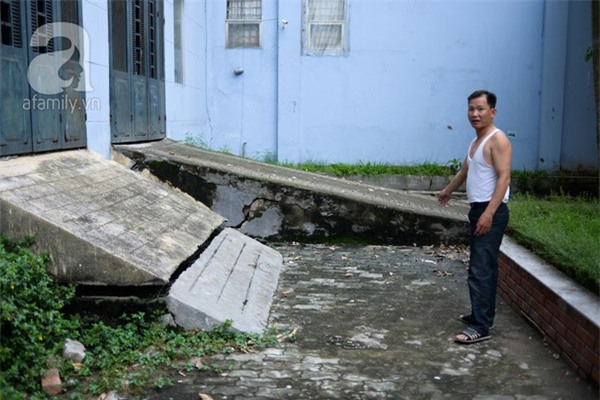 chung cư Đồng Tàu xuống cấp