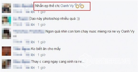 Vy Oanh khoe nhẫn kim cương 3