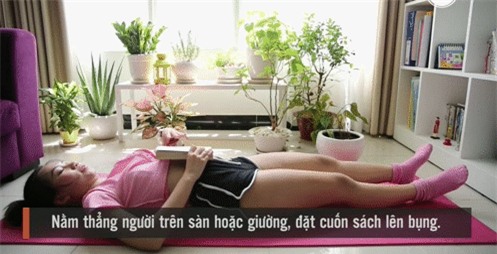 Người lười muốn giảm cân tập ngay bài tập 'nằm tại chỗ' của người Nhật