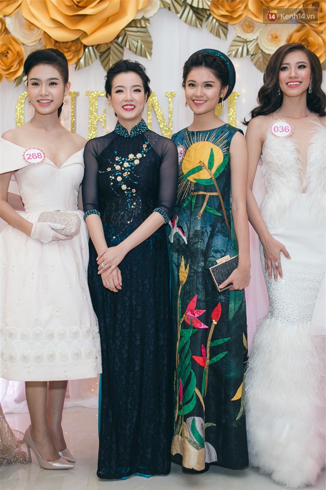 Thu Thảo khoe nhan sắc xinh đẹp cạnh dàn thí sinh Hoa hậu Việt Nam 2016 - Ảnh 7.