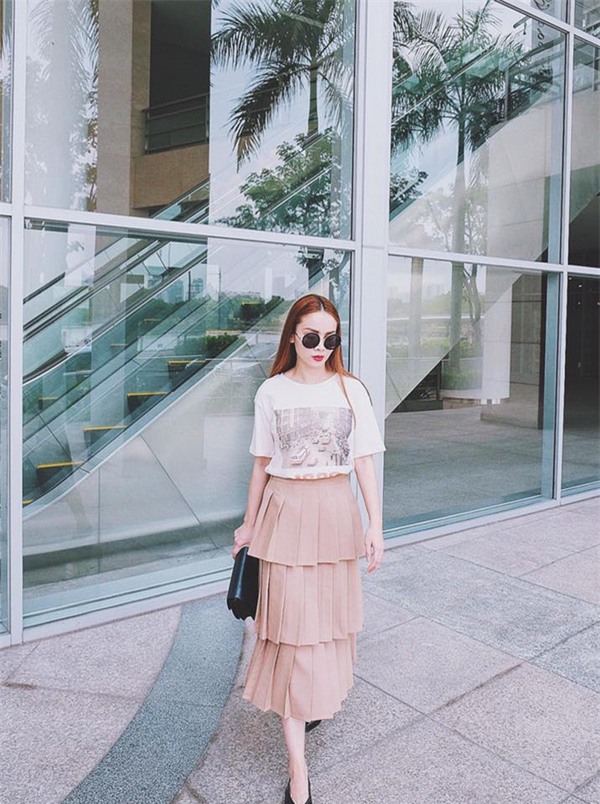 váy xếp tầng váy xếp tầng