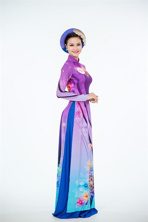 anh ao dai chung ket nong hoi cua top 30 hoa hau vn hinh anh 22