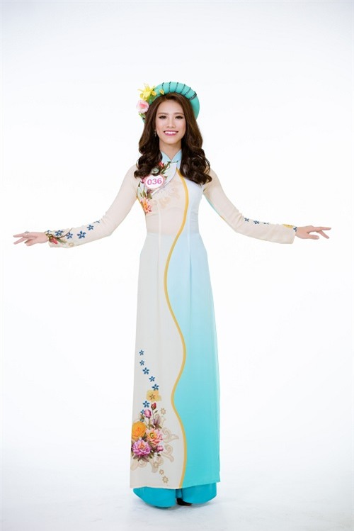 anh ao dai chung ket nong hoi cua top 30 hoa hau vn hinh anh 9