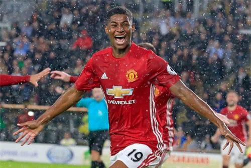 clip: rashford bung sang, m.u tiep mach chien thang hinh anh 1