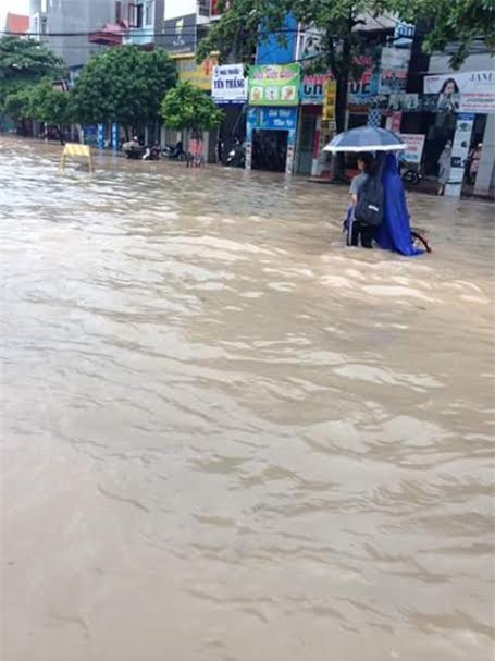 mưa lớn, ngập lụt, phố thành sông, tin thời tiết, dự báo thời tiết, vĩnh yên, vĩnh phúc, hải dương