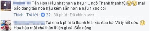 Cư dân mạng phản ứng Hoa hậu Việt Nam 5