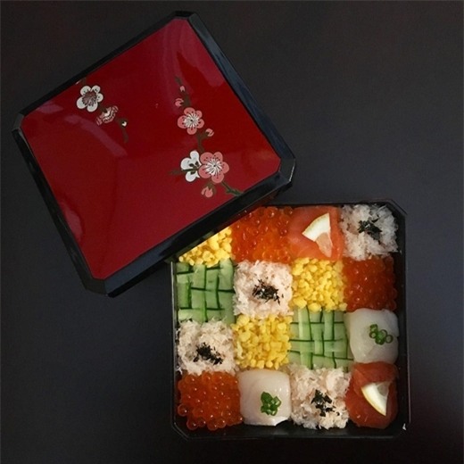 Dân mạng sốt với Mosaic sushi đẹp như tranh vẽ đến từ Nhật Bản