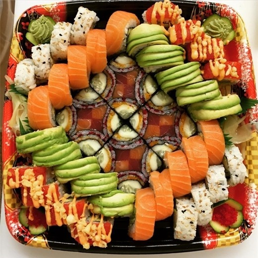 Dân mạng sốt với Mosaic sushi đẹp như tranh vẽ đến từ Nhật Bản