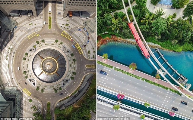 Kien truc an tuong cua Singapore nhin tu tren cao hinh anh 4