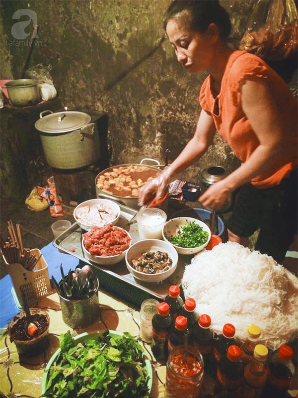 bún ốc hàng khoai