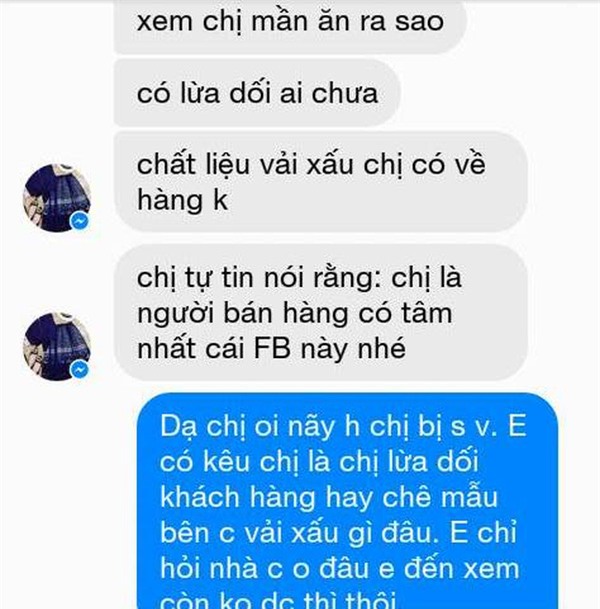 Khách mua váy online bị chủ shop lôi đủ thứ ra để diễn thuyết mắng mỏ