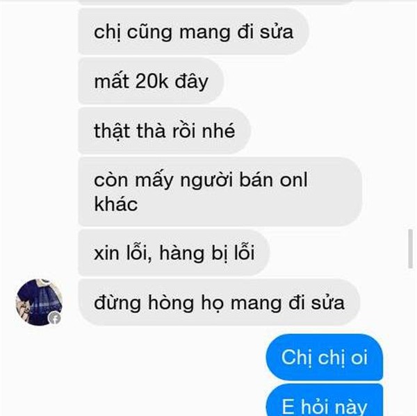 Khách mua váy online bị chủ shop lôi đủ thứ ra để diễn thuyết mắng mỏ