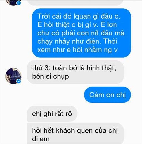 Khách mua váy online bị chủ shop lôi đủ thứ ra để diễn thuyết mắng mỏ