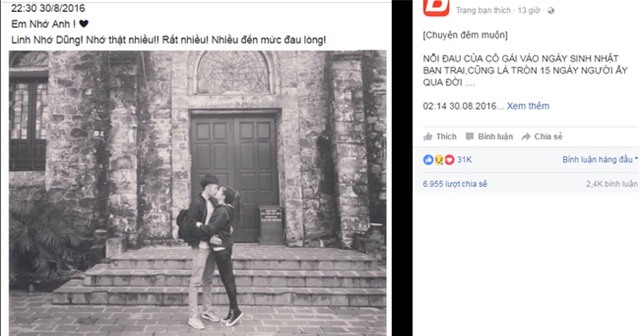 Tâm sự đẫm nước mắt của cô gái có bạn trai vừa qua đời chỉ mới 15 ngày - Ảnh 2.