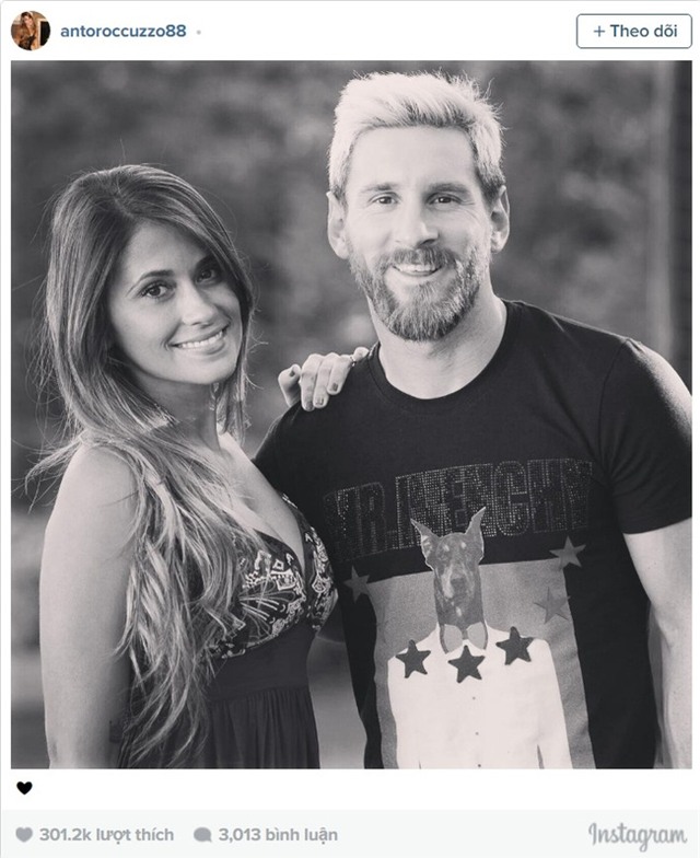 Người đẹp Antonella gửi thông điệp tình yêu tới Messi - Ảnh 2.