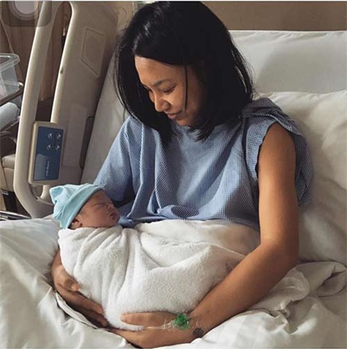 mc thuy minh da sinh con thu 2 vao hom qua - 2