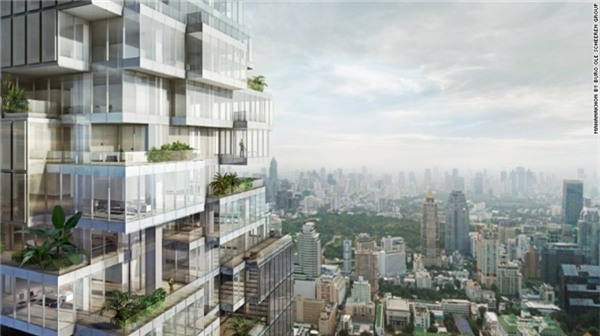 Hiện tại, đã có một số công trình được đưa vào hoạt động như trung tâm thương mại 7 tầng có tên MahaNakhon CUBE và khu không gian mở rộng 1000m vuông.