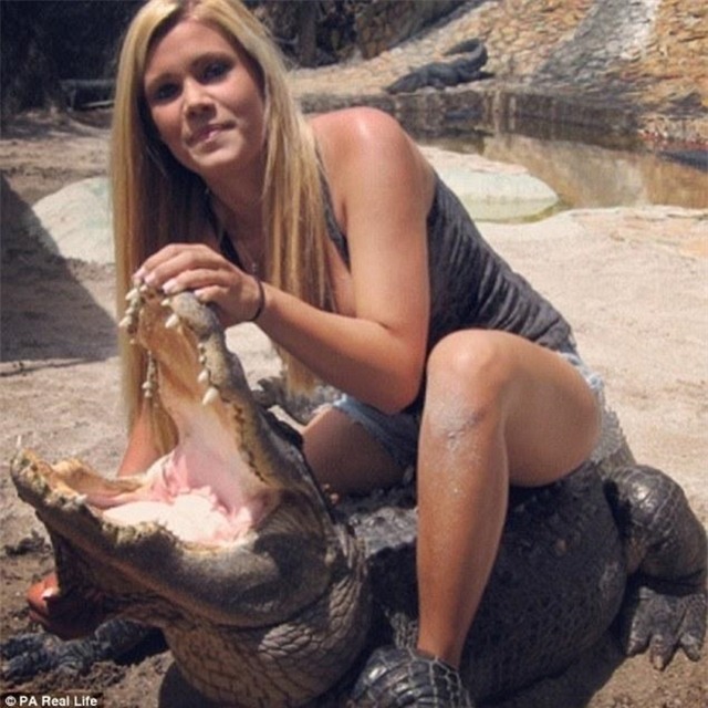 Cô gái xinh đẹp có niềm đam mê mãnh liệt với bộ môn săn bắt cá sấu - Ảnh 7.