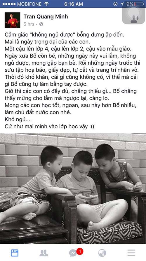 sao viet no nuc khoe anh dua con di khai giang nam hoc 2016 - 3