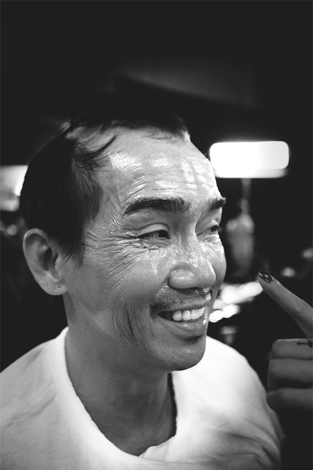 Minh Thuận cạo đầu để đóng giả NSND Trần Hiếu - Ảnh 4.