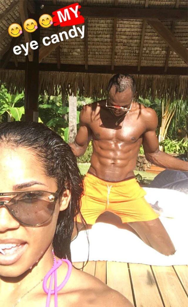 Usain Bolt khoe ảnh nóng của bạn gái sau scandal ăn nằm với cô sinh viên Brazil - Ảnh 2.