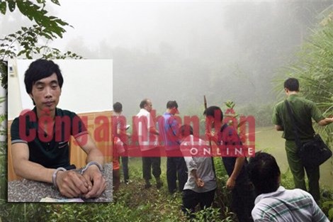 Thảm án ở Lào Cai, giết người, giết người ở Lào Cai, 4 người bị giết ở Lào Cai, thảm sát ở Lào Cai, huyện bát xát, thực nghiệm hiện trường, Tẩn Láo Lở