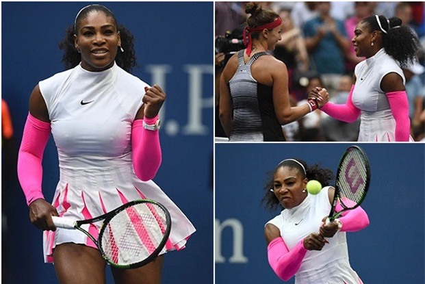 serena williams qua mat federer, thiet lap ky luc moi tai grand slam hinh anh 1