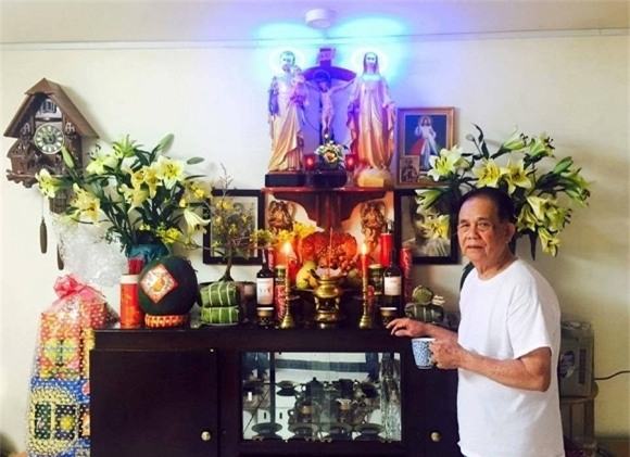 Những bức ảnh hiếm hoi của Minh Thuận bên người cha hơn 100 tuổi - Tin sao Viet - Tin tuc sao Viet - Scandal sao Viet - Tin tuc cua Sao - Tin cua Sao