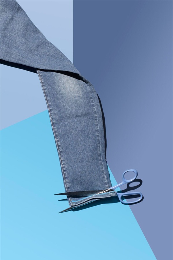jeans lửng không gấu