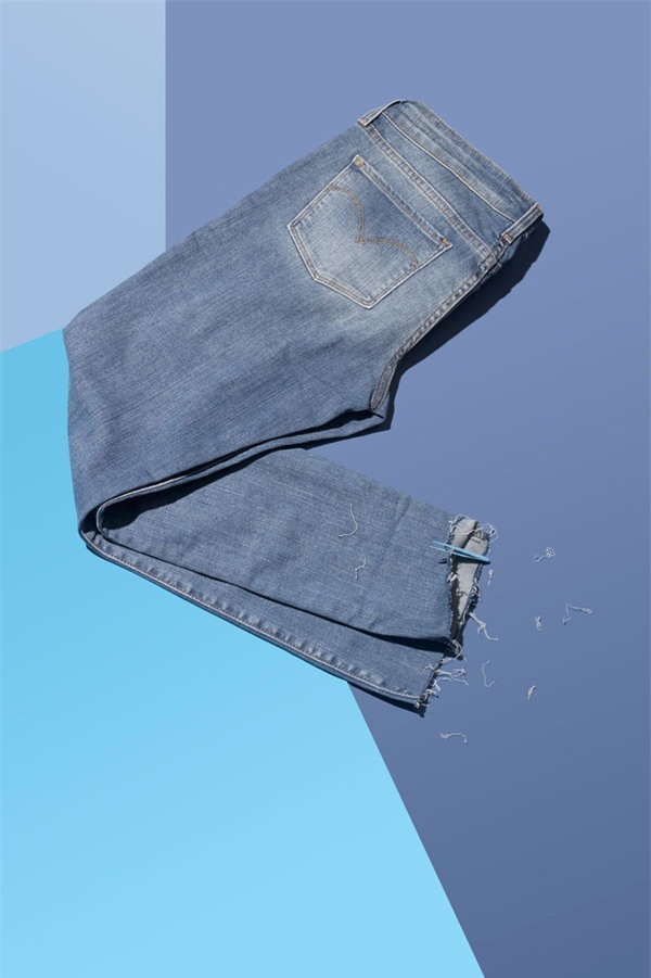jeans lửng không gấu