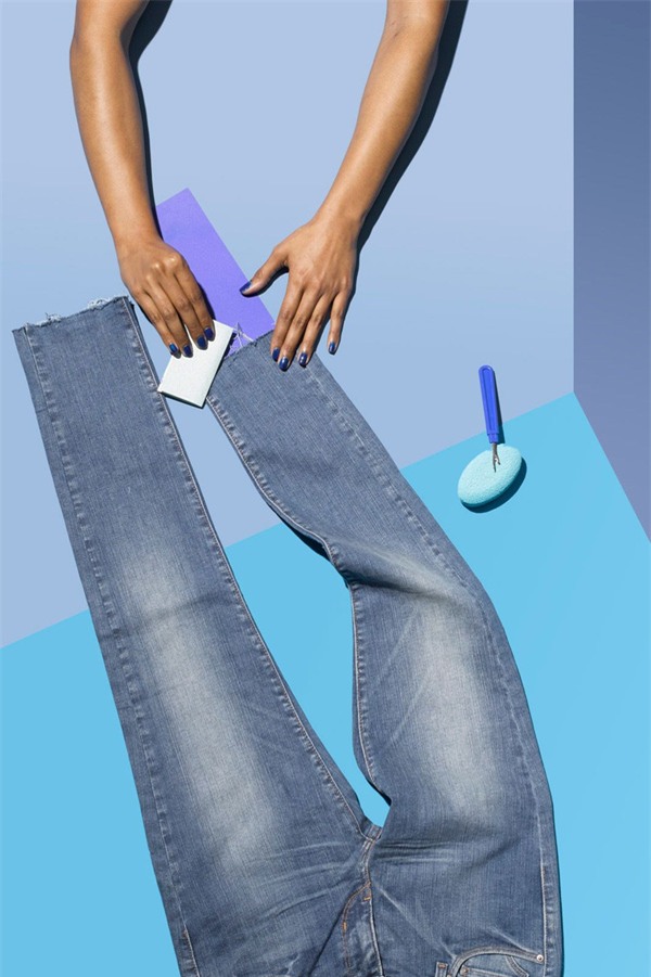 jeans lửng không gấu