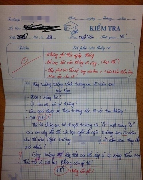 bat cuoi truoc nhung bai van ba dao cua hoc sinh ve truong - 3