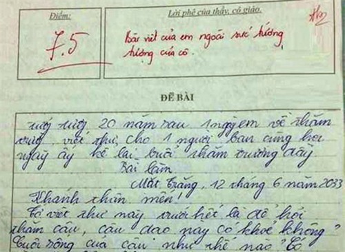 bat cuoi truoc nhung bai van ba dao cua hoc sinh ve truong - 6